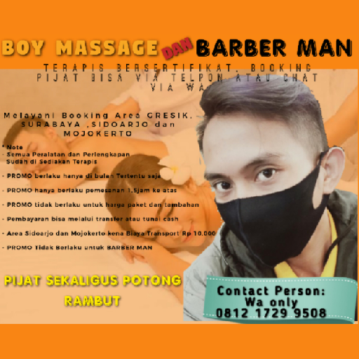 BOY MASSAGE Dan BARBER MAN