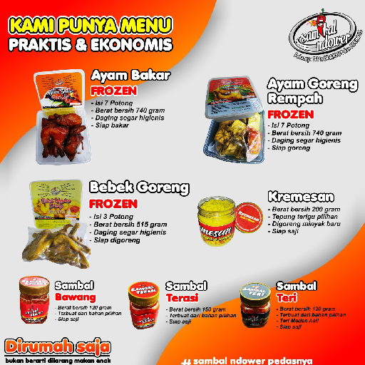 sambal ndower kemasan