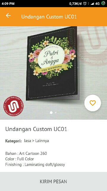 Undangan Custom - Undangan Custom Murah