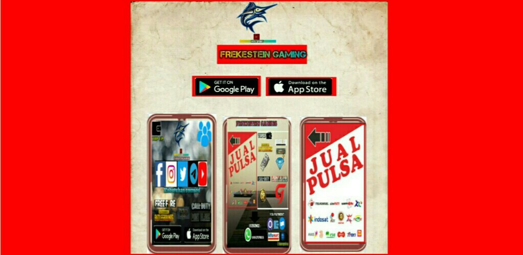 Aplikasi FREKESTEIN GAMING (topupfreeefireonline) | Jagel.id Store