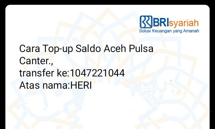 Atjeh Pulsa Canter 0