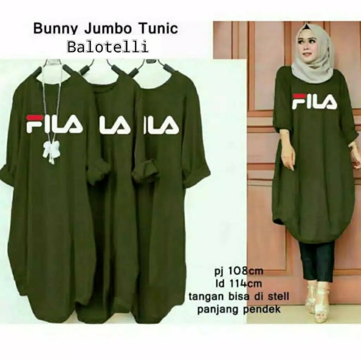  Bunny Fila Tunik - Jumbo Wanita 2