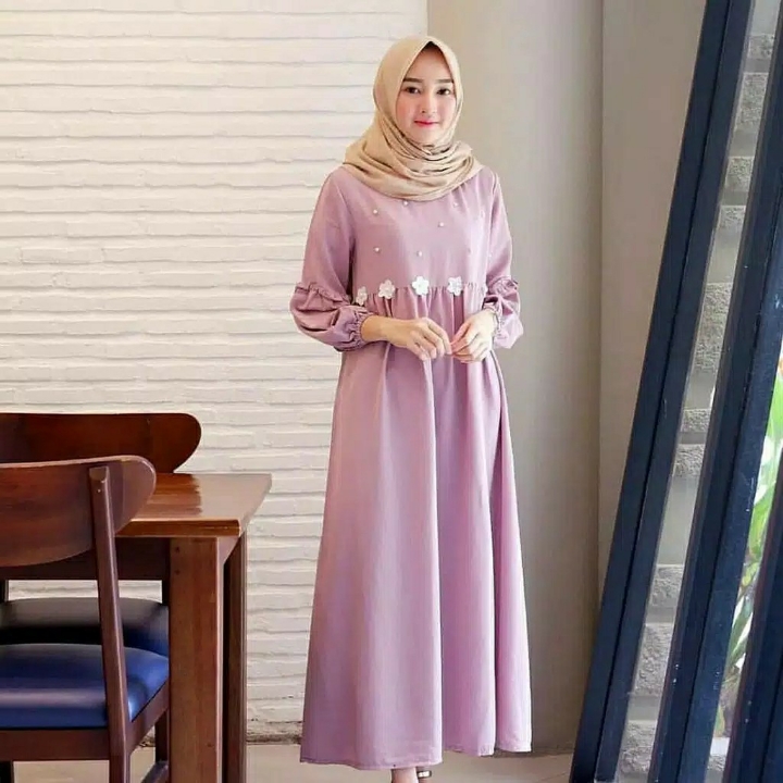  Gamis MUTIARA Clarisa Maxi TERMURAH  2