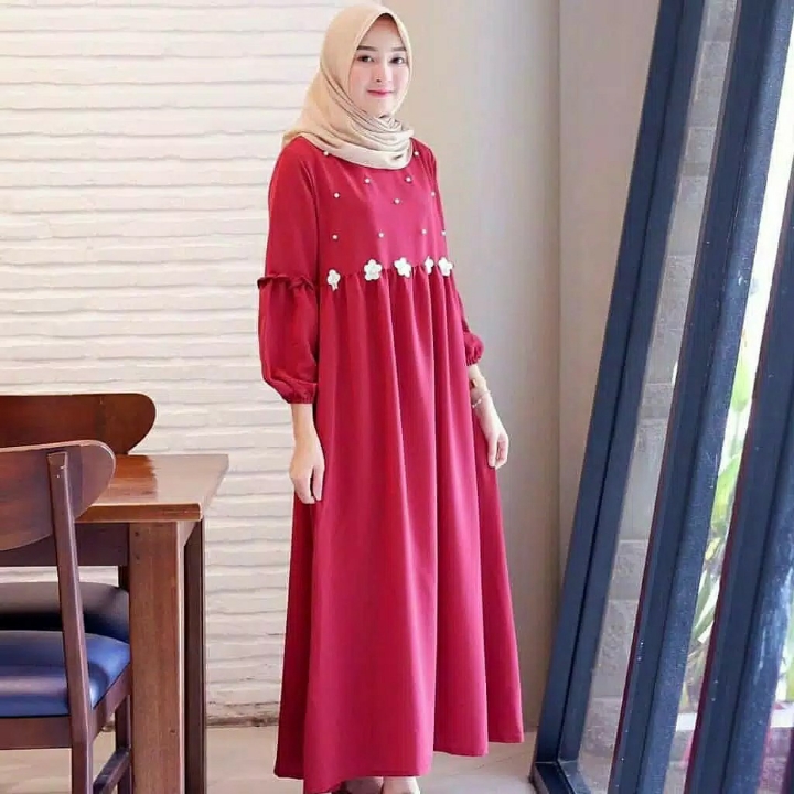  Gamis MUTIARA Clarisa Maxi TERMURAH  3