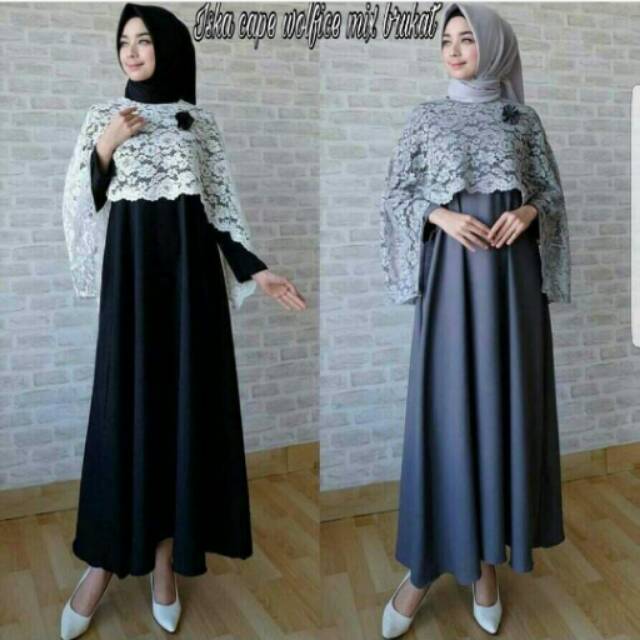 Best seller Gamis jersey supeer brukat 5