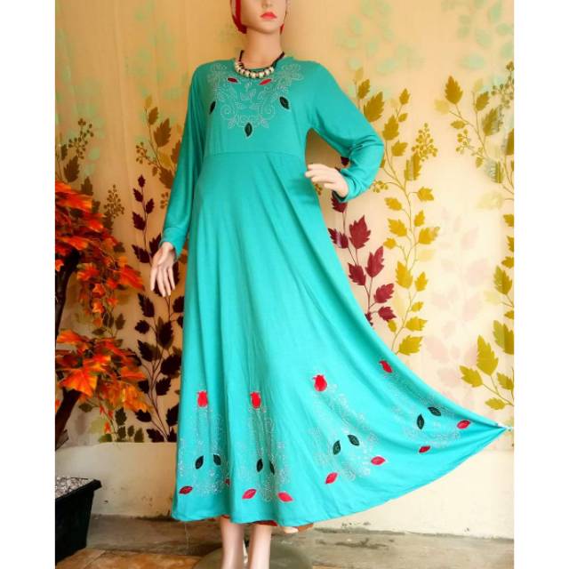 Gamis kaos spandek