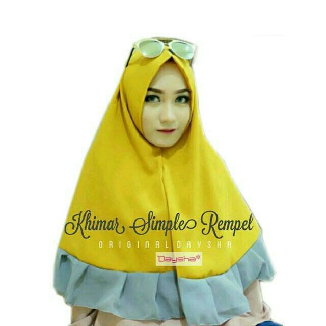 Jilbab instan ruffle