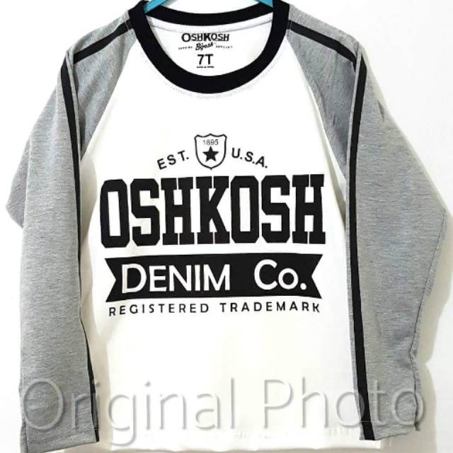 kaos oskosh panjang 7t -10t