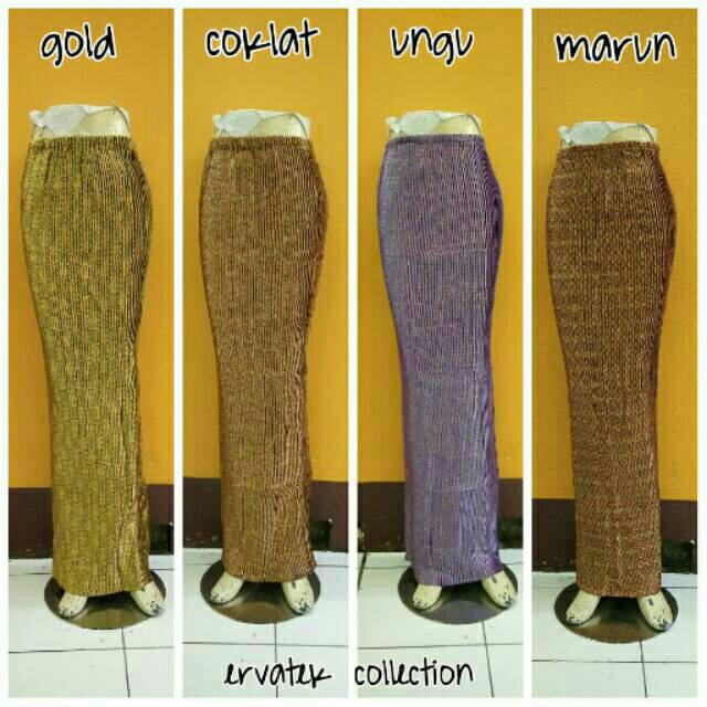 Rok plisket songket 2