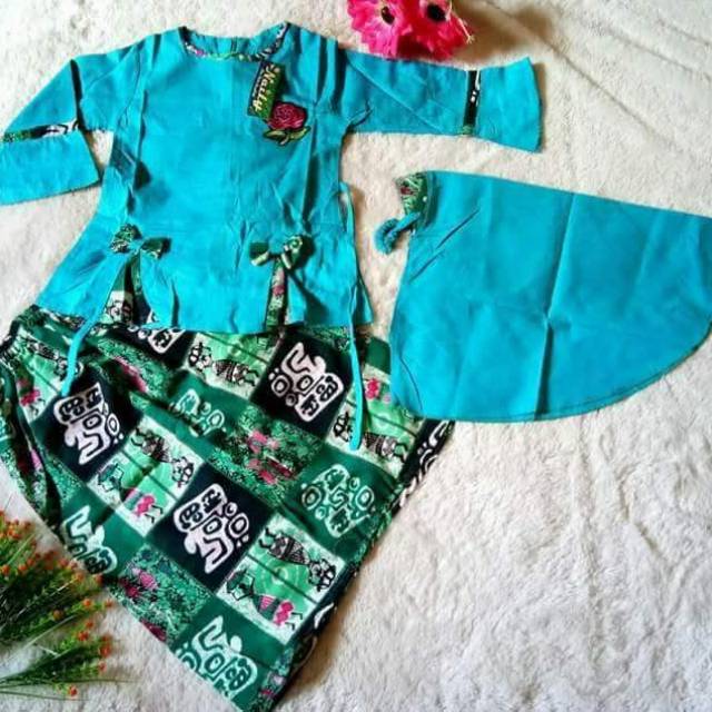 SETELAN ROK ANAK BAHAN KATUN