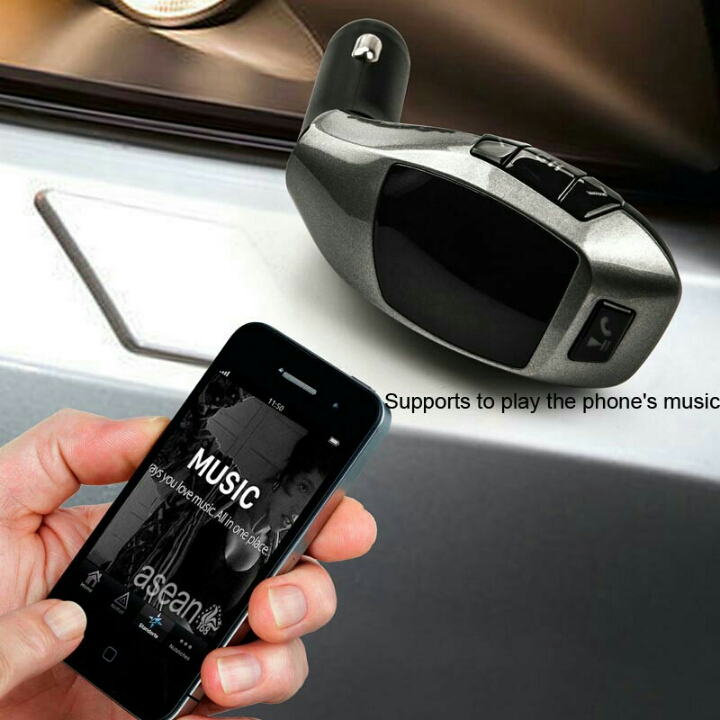 2 in 1 Bluetooth Car FM Transmitters Mobil OMSCPESVQ D10 3