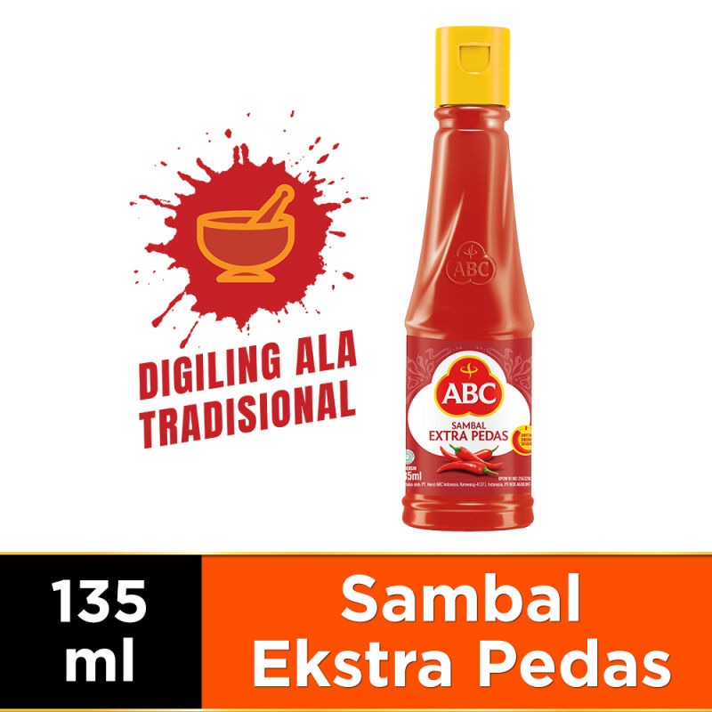 Abc Sambal Extra Pedas 135Ml