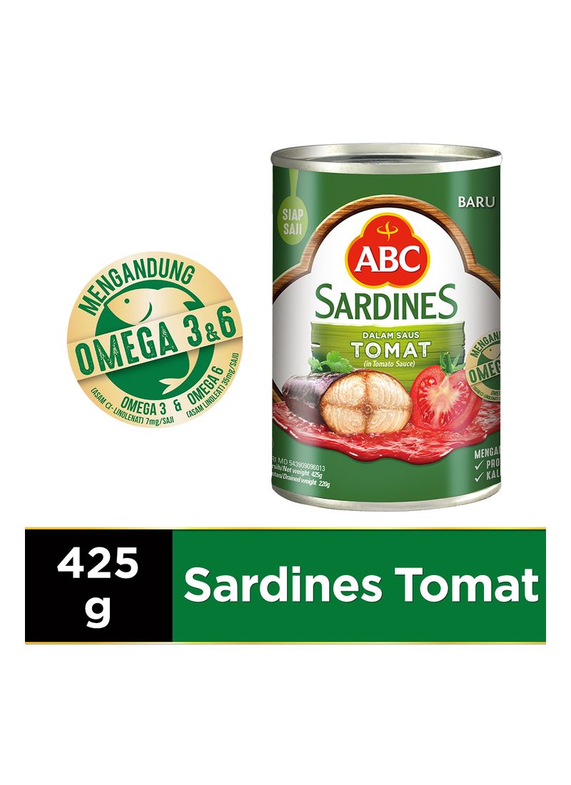Abc Sardines Tomat 425G