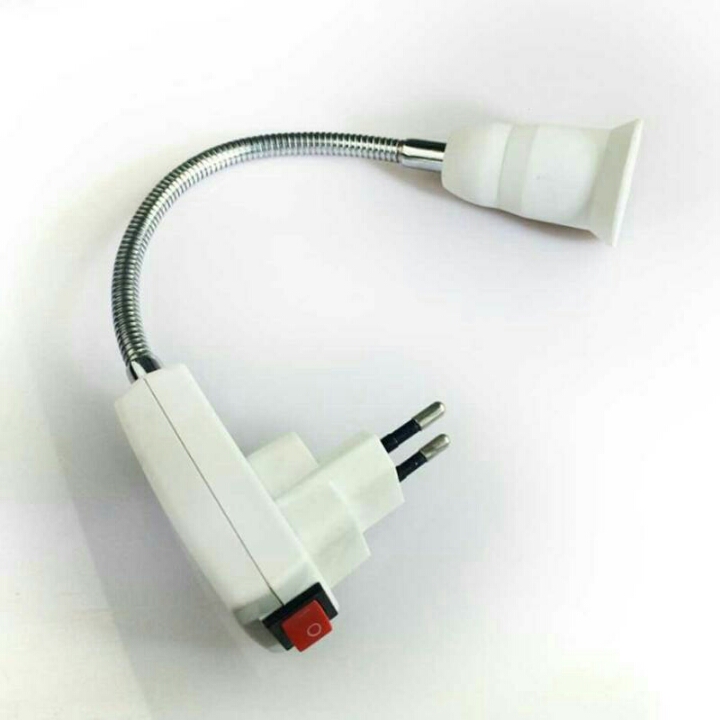 Adapter Ekstensi Lampu E27 EU Plug OMLL6JWHI D3  3