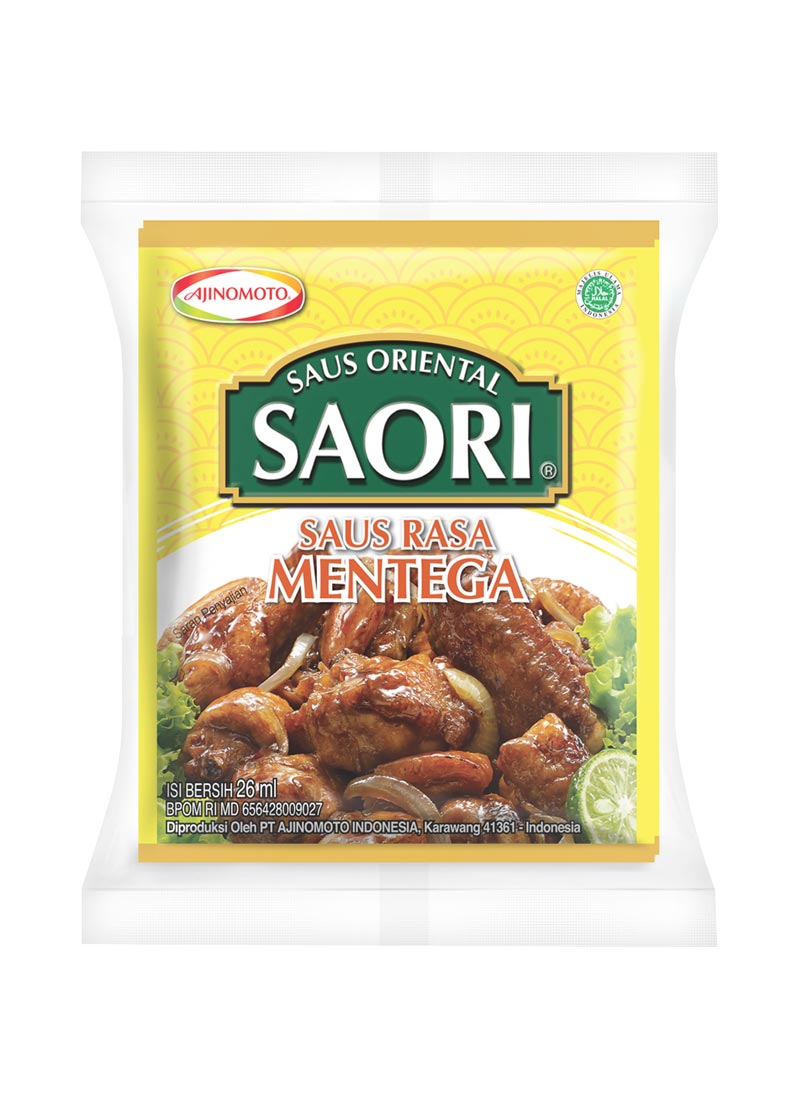 Ajinomoto Saus Rasa Mentega Saori 2X26ml