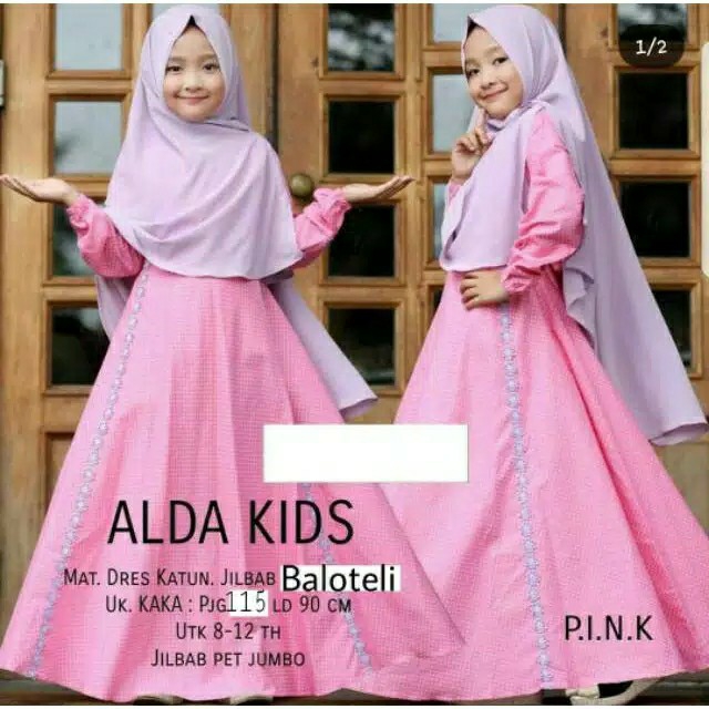 Alda Kids - Gamis Syari Anak Perempuan 2