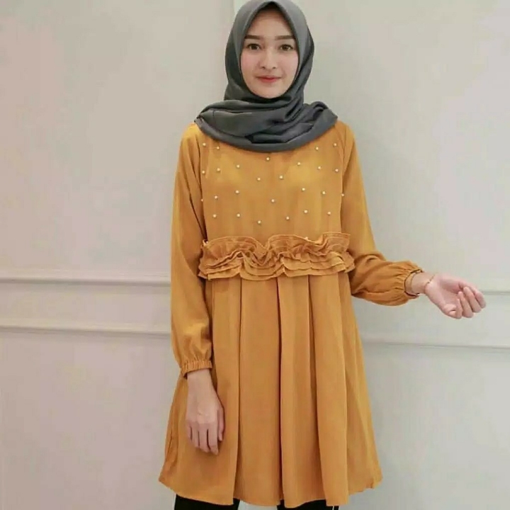 Alma TunikBlouse MuslimPeyet Mutiara 4