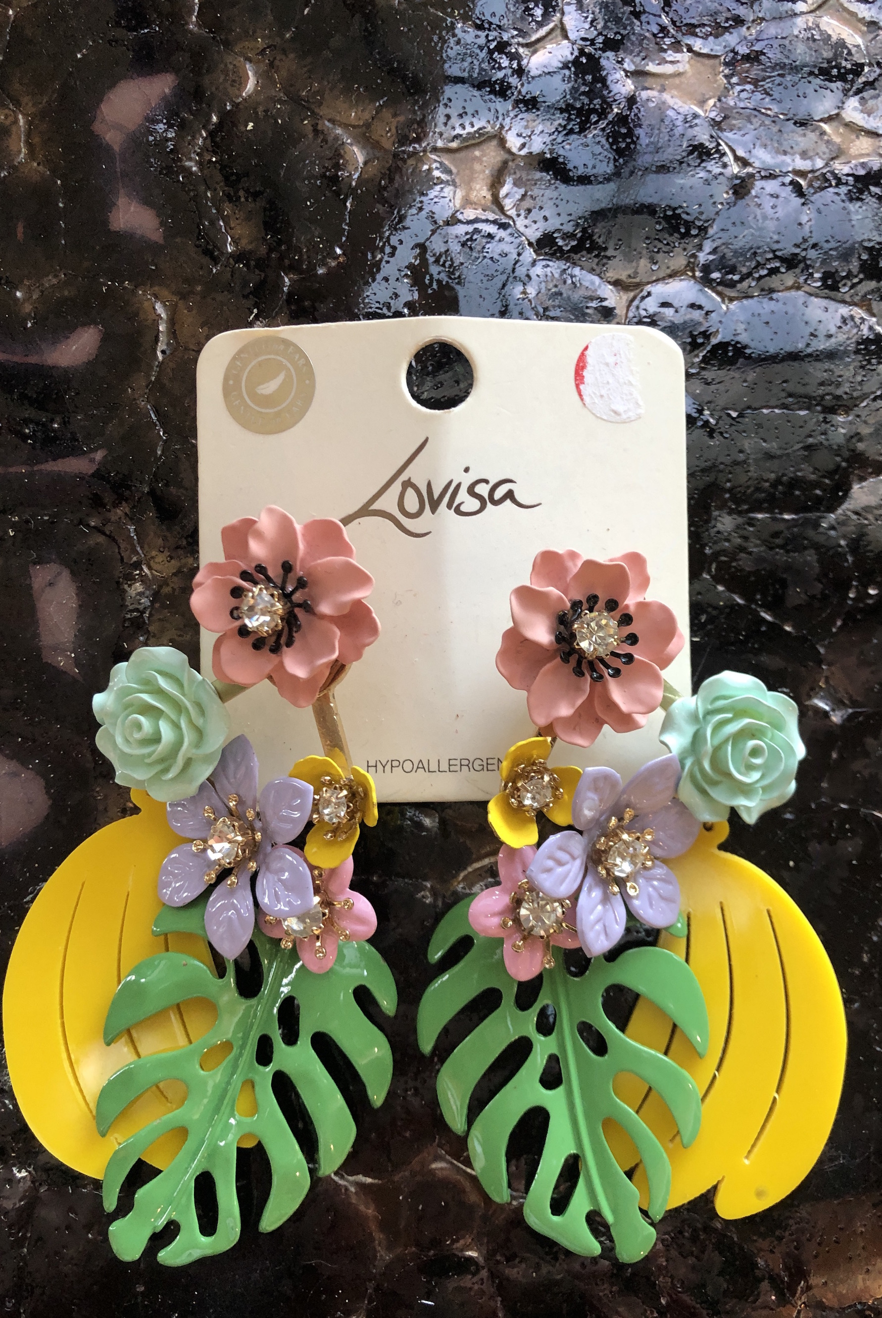 Anting aksesoris wanita Bunga Buah