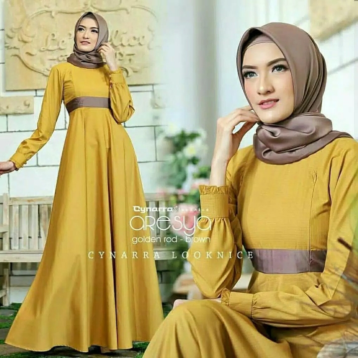 Aresya Dress  Maxi Dress  Baju Gamis Wanita 2