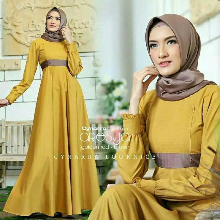 Aresya Dress  Maxi Dress  Baju Gamis Wanita 2