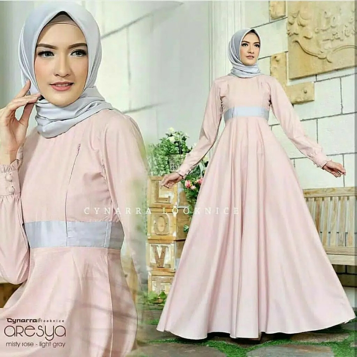 Aresya Dress  Maxi Dress  Baju Gamis Wanita 3