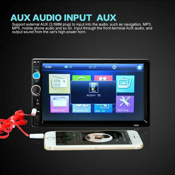 Audio Player Mobil Universal Bluetooth Touch Screen 2