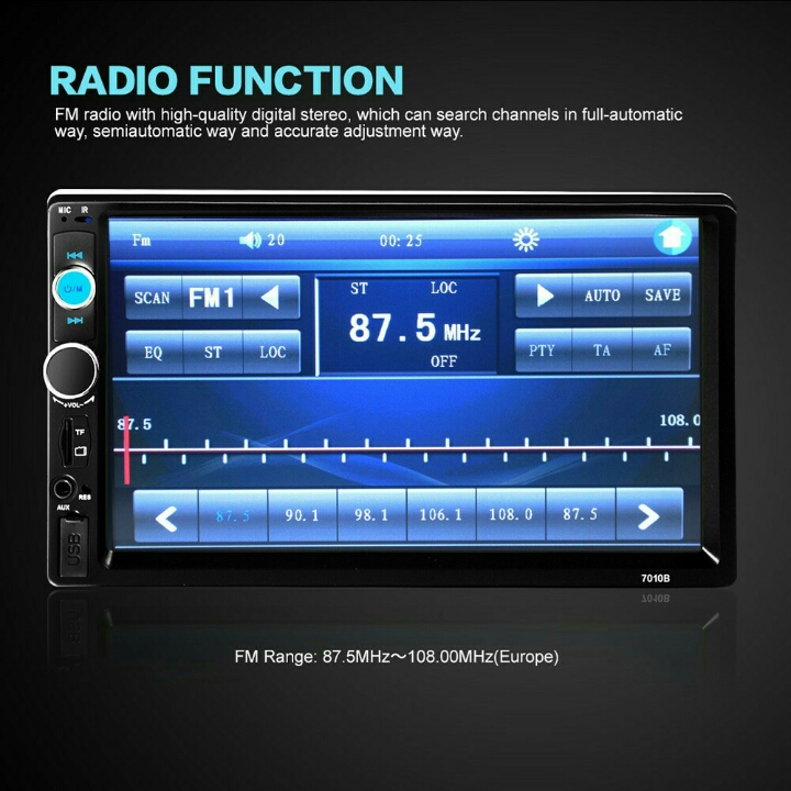 Audio Player Mobil Universal Bluetooth Touch Screen 3