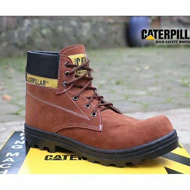 BEST SELLER  Sepatu Pria Caterpillar Safety Boots 3