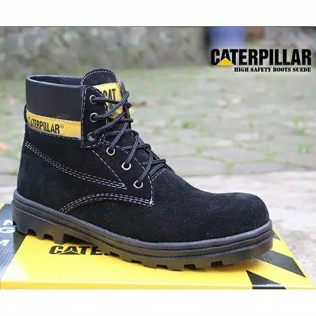 17BEST SELLER  Sepatu Pria Caterpillar Safety Boots 3