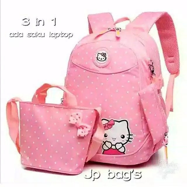 Backpack Set Pasion Hello Kitty 3