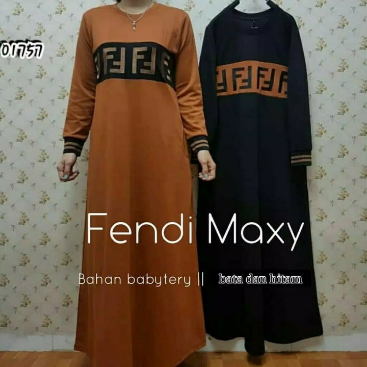 Baju Gamis Maxi Termurah Fendi Dress 2