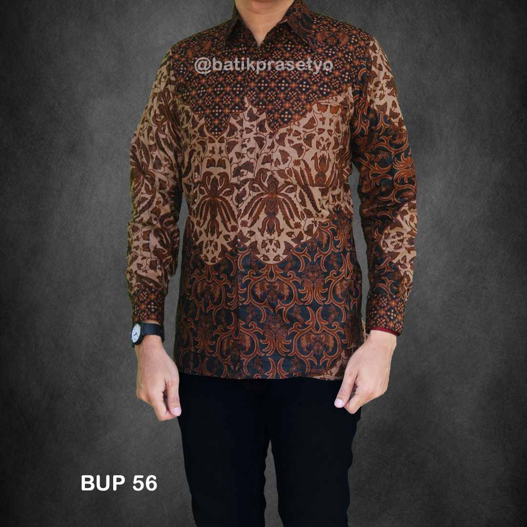 Baju Batik Pria Lengan Panjang Motif Terbaru Kusuma 2