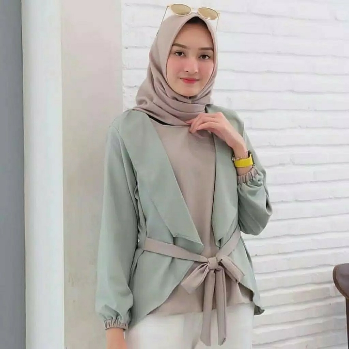 Biara Top  Baju Atasan Muslim  Daily BlouseProduk Blouse Only 2