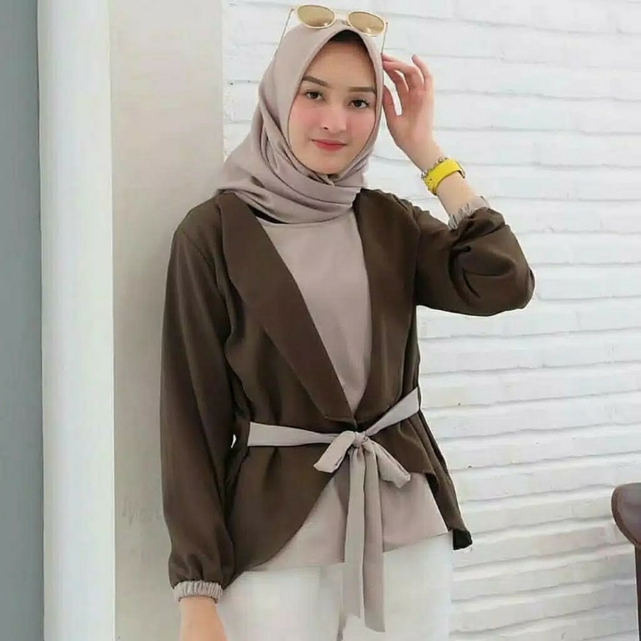 Biara Top  Baju Atasan Muslim  Daily BlouseProduk Blouse Only 3