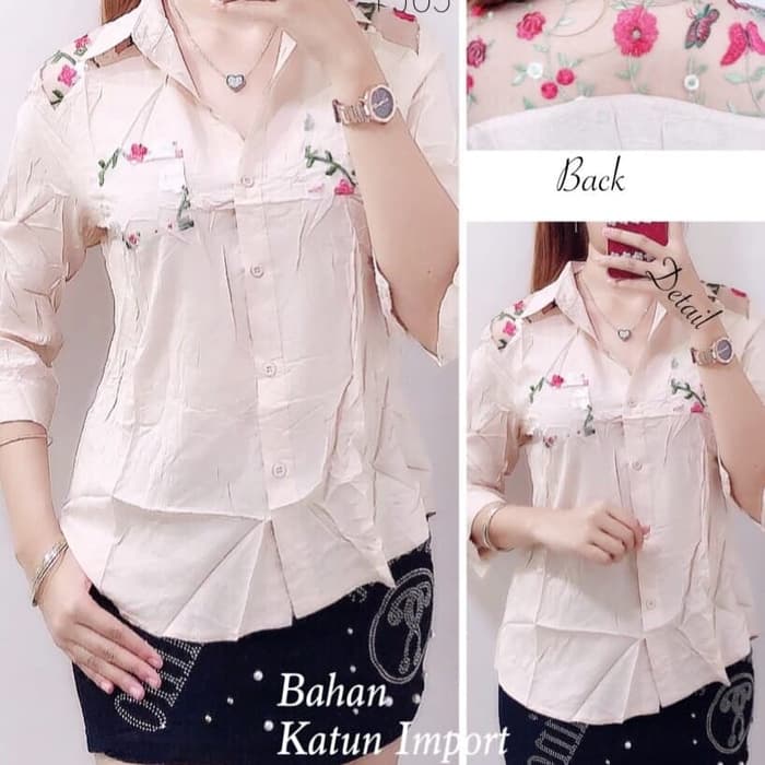 Blouse putih 813 3