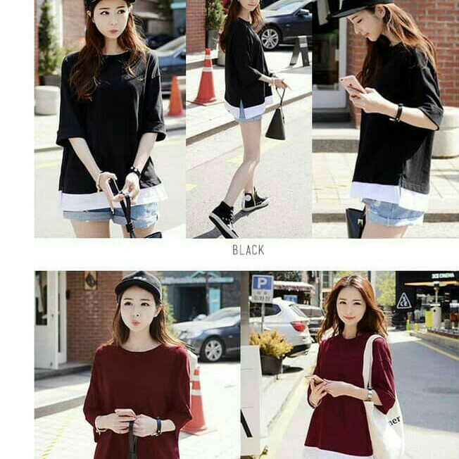 Blus Gaya Korea 3