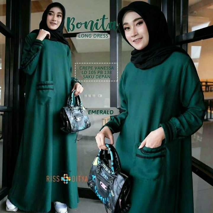 Bonita Long Dress TERMURAH  3