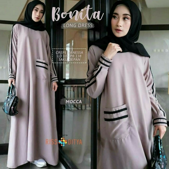 Bonita Long Dress TERMURAH  5