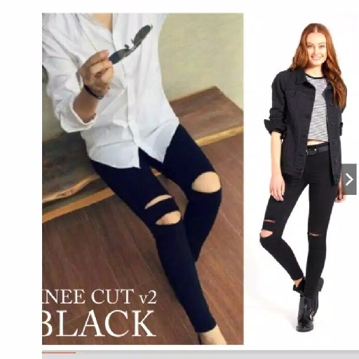 CELANA JEANS HW KNEE 2