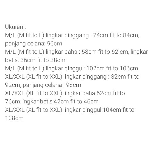 Celana Panjang Pria Jogger Pants Sweatpants 5