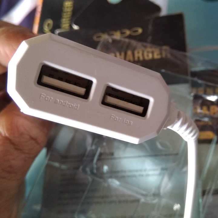 Charger 2 USB for Samsung Oppo Vivo Xiaomi 3