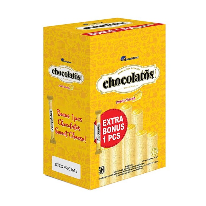 Chocolatos Wafer Roll White Sweet Chese 2