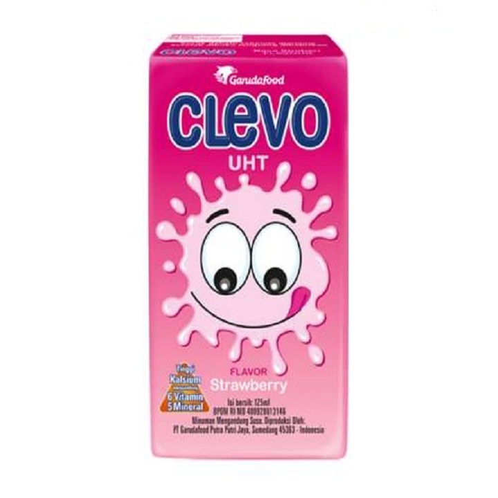 Clevo UHT Strawberry 125ml 2