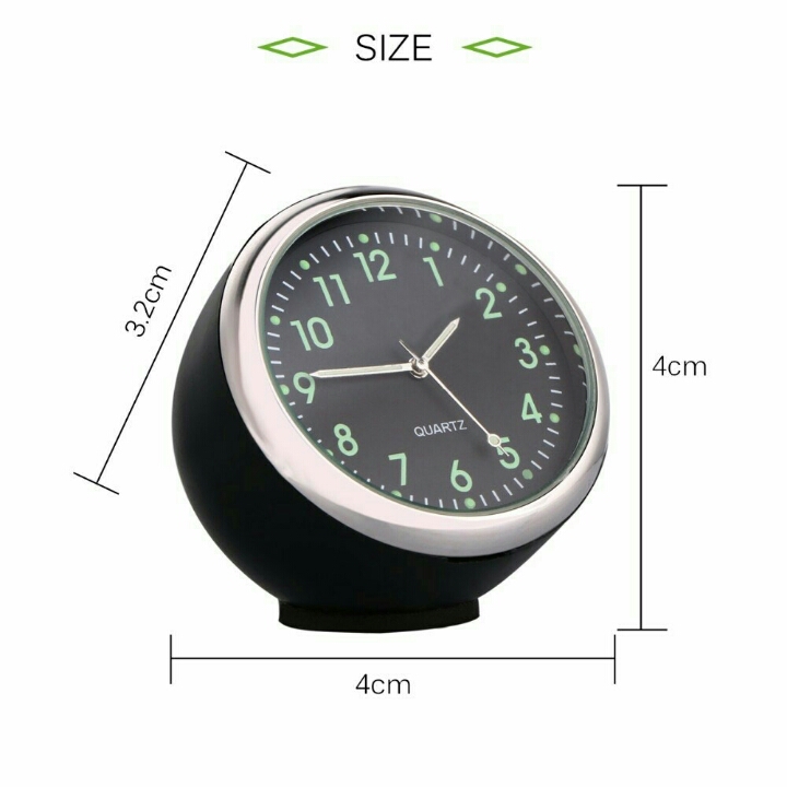 Dekorasi Mobil Jam Mini Quartz Clock  3