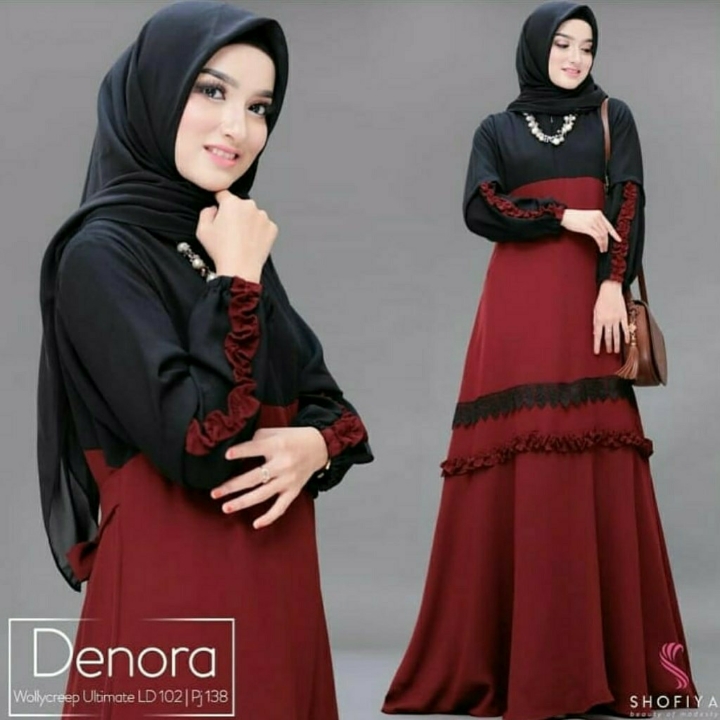 Denora Maxi Baju Gamis Muslim Modern 2
