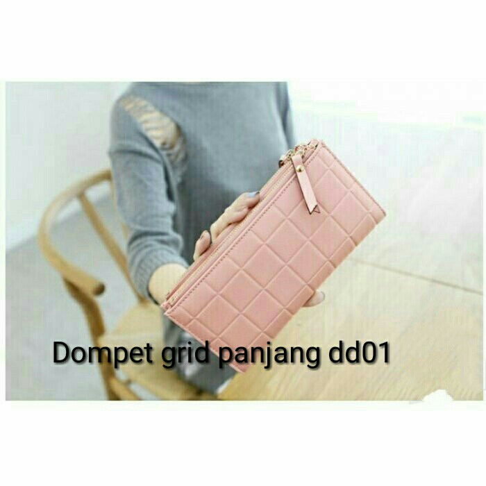 Dompet grid panjang dd01 5