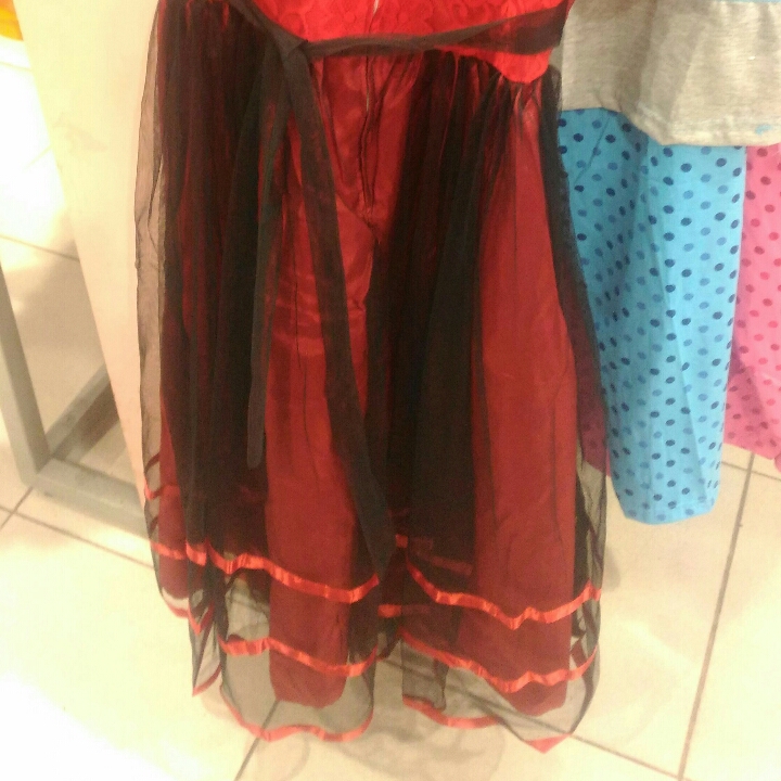 Dress Anak Gadis Cantik Merah 2