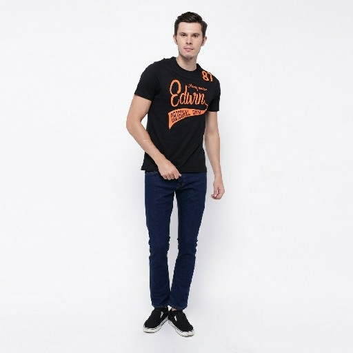 Edwin Celana Panjang Jeans Pria LA Medium Dark Blue Slimfit 3