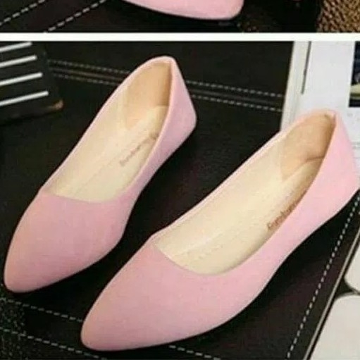 Flatshoes Ballet Ballerina 1  Polos  Ready Banyak Warna 3