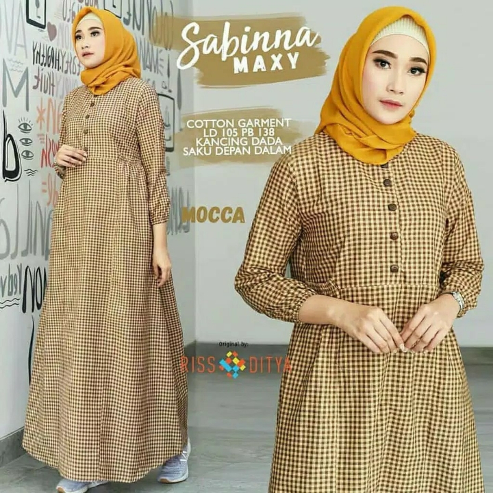 Gamis KATUN Kotak Sabinna TERMURAH  2